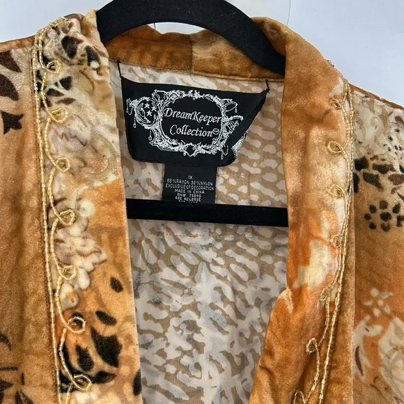 Kirks Folly DreamKeeper Collection Beaded Kimono Jacket Size 1X - Picture 5 of 9